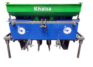 2 Row Semi automatic ginger termaric planter with fertilizer unit 233