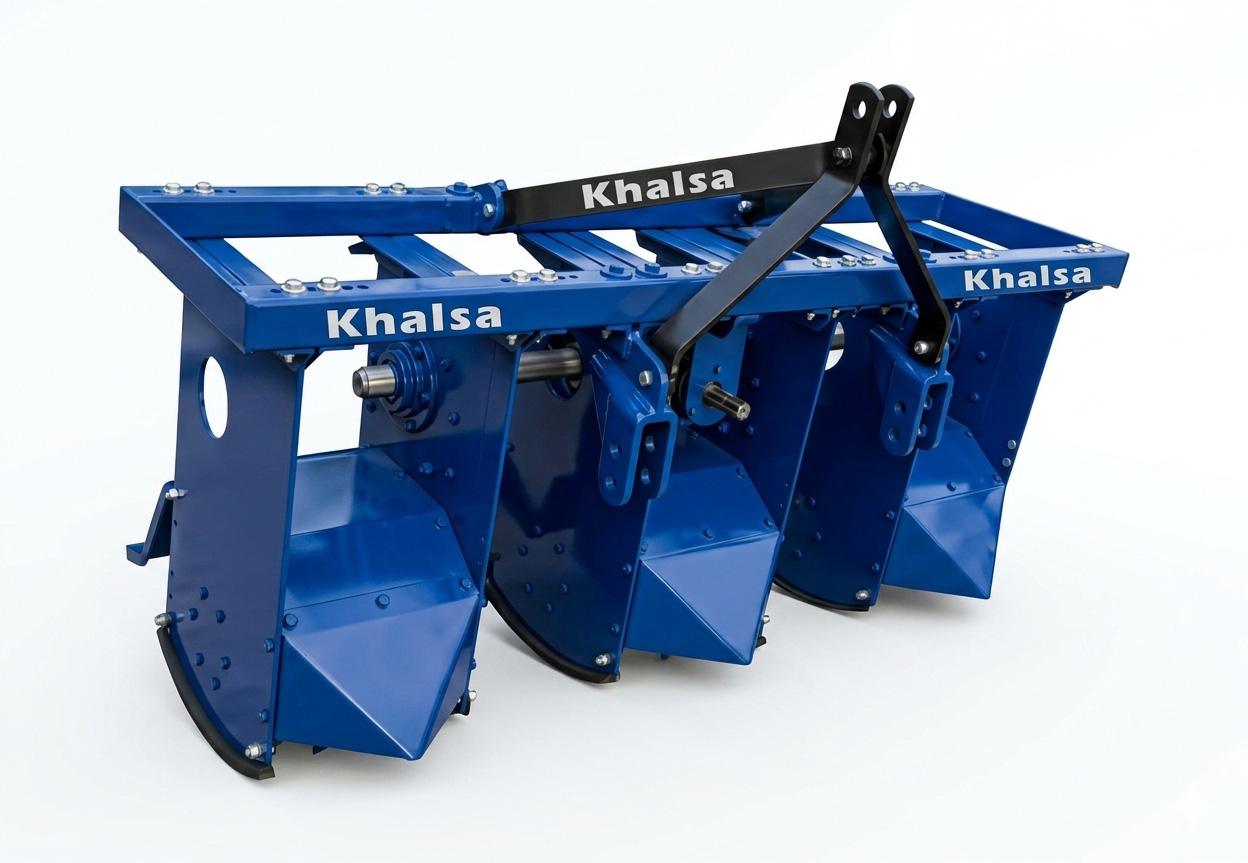 3 Row Inter Row Rotary Rotavator - Khalsagro - Punjab Engineers
